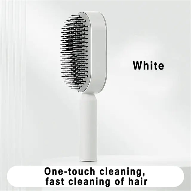 Self Cleaning Hair Comb Professional Detangling