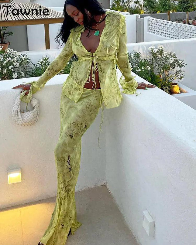 See Through Dress Sets