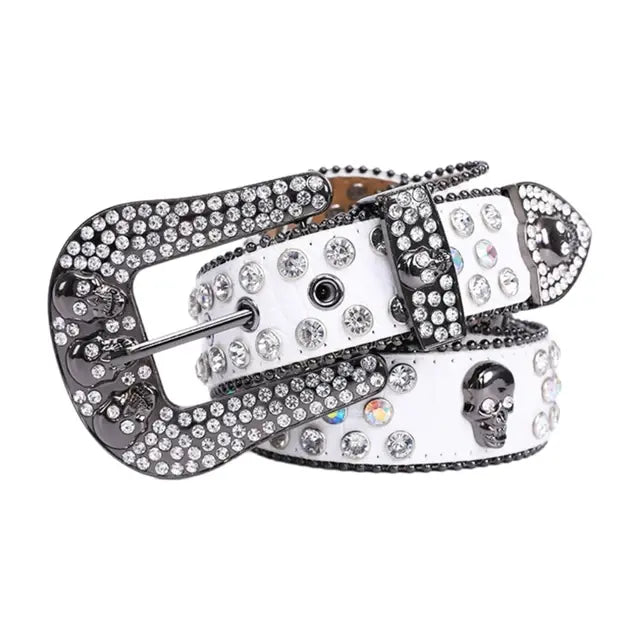 Gothic Skull Buckle Waist Belt