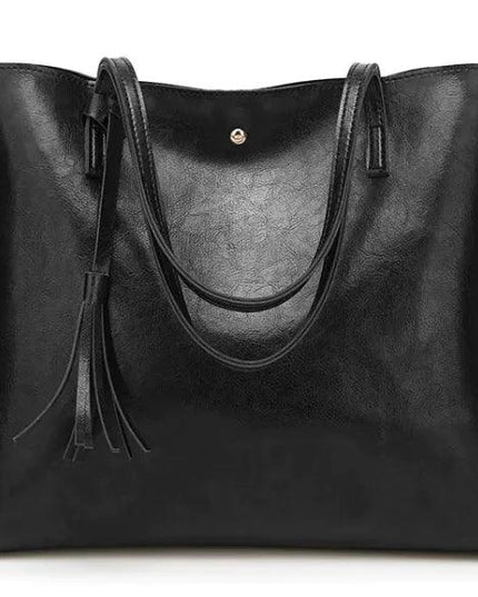 Autumn New Women'S Bag European And American Fashion Tassel Shoulder Bag Handbag Women Large Capacity