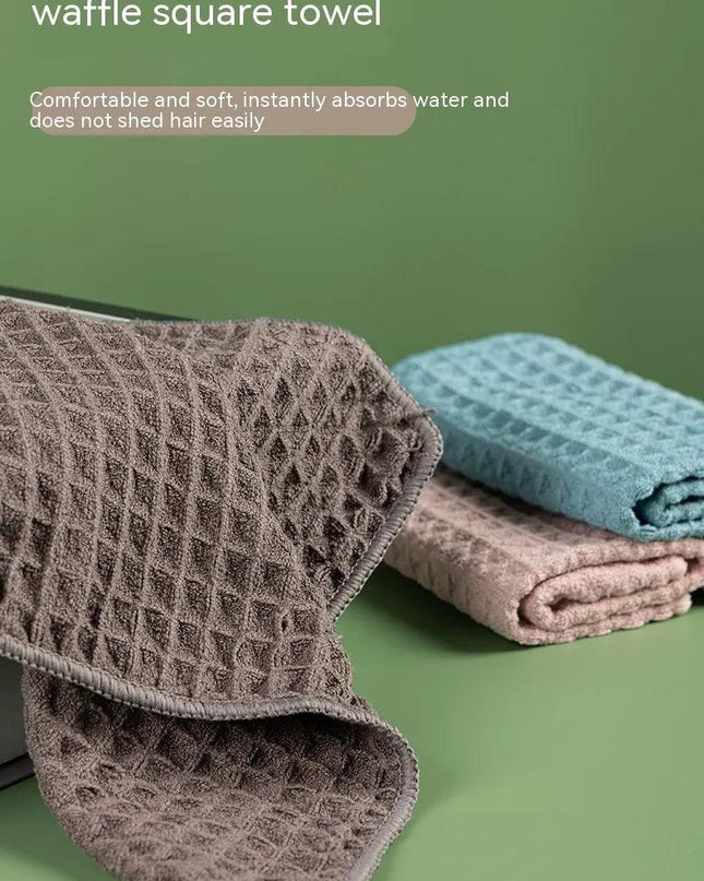 Microfiber Skin-friendly Non-lint Waffle Microfiber Towel
