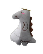 Grey Crown Dinosaur / 5.5L x 1W x 5.5H cm