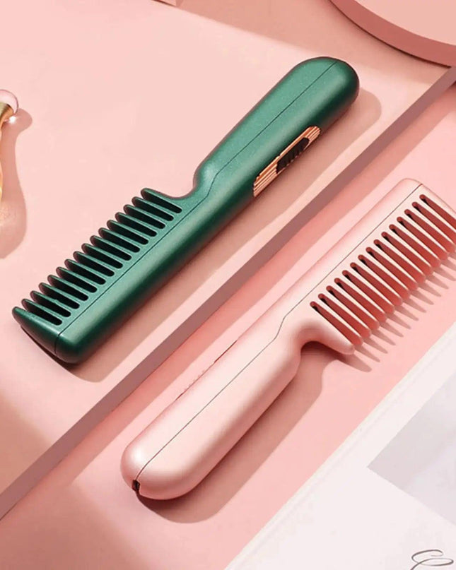 Portable Straightening Hair Comb