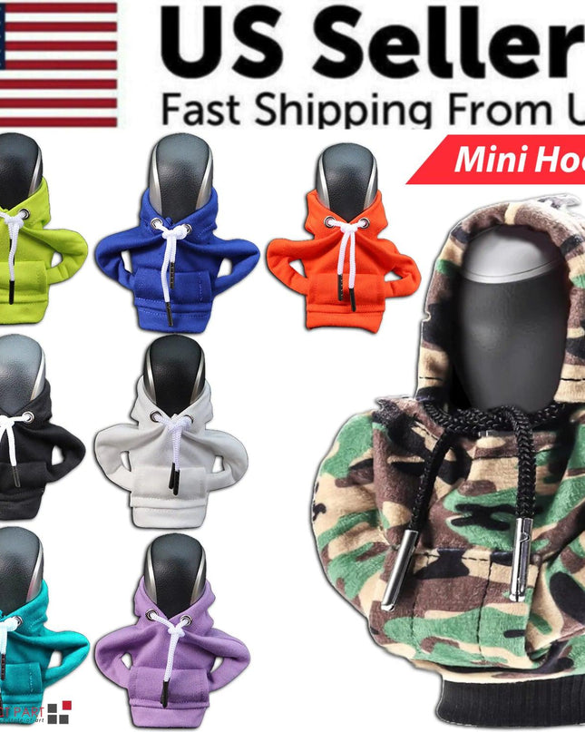 Car Gear Shift Cover Mini Hoodie Gear Shift Cover for Car Shifter Interior Trim