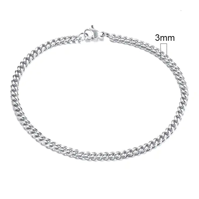 Chunky Miami Curb Chain Bracelet for Men