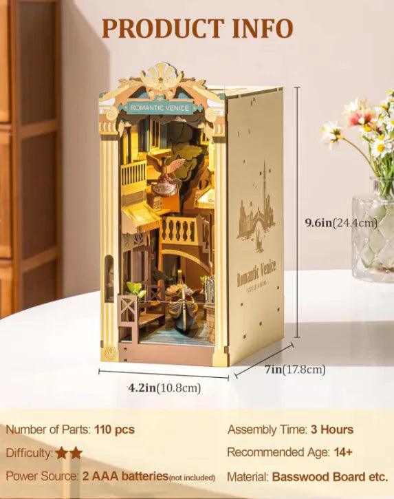 ROBOTIME 3D Wooden Puzzle Bookend