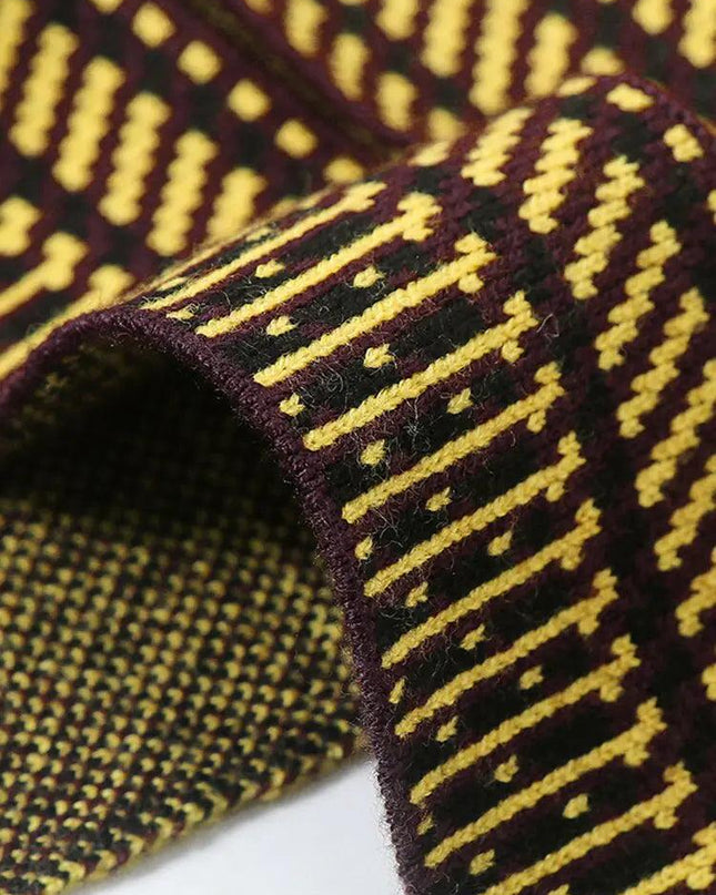 Tassel Patchwork Knit Sweater