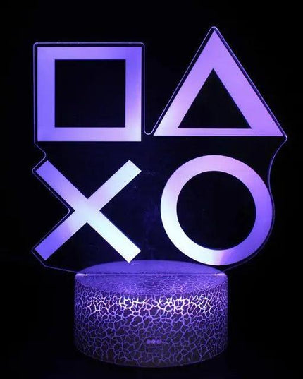 3D RGB LED Gaming Lamp