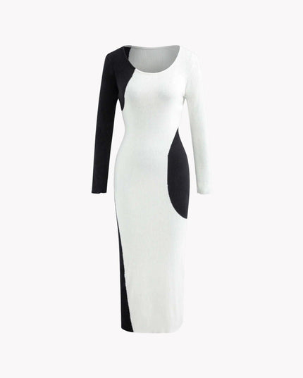 Casual Knit Swoops Dress