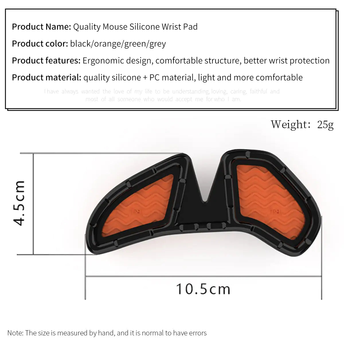 Mouse Wrist Silicone