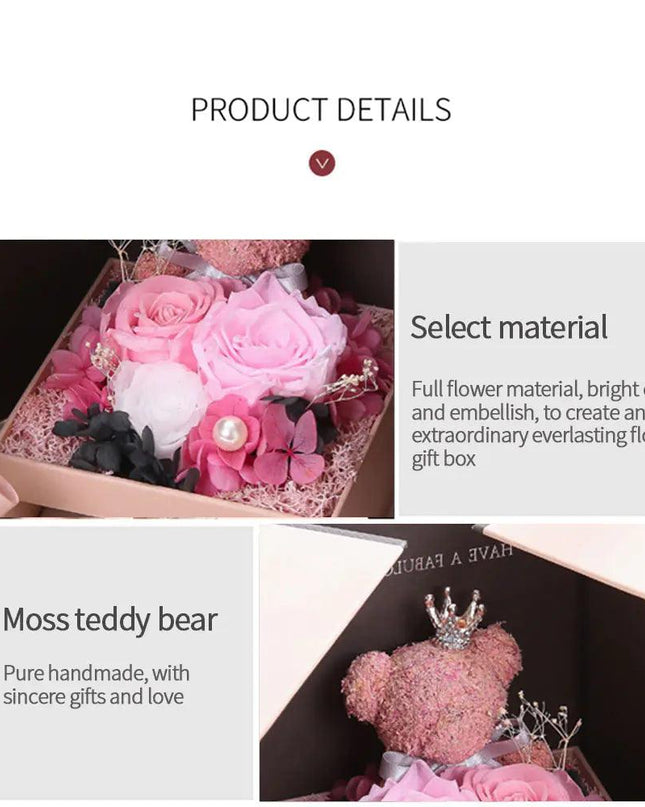 Artificial Flower Jewelry Box