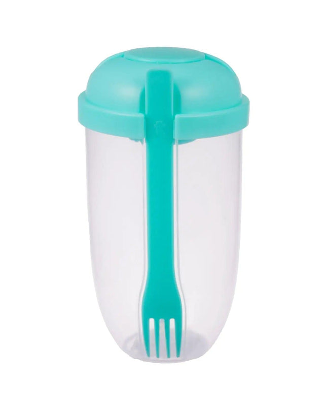 Cup Container with Fork Set