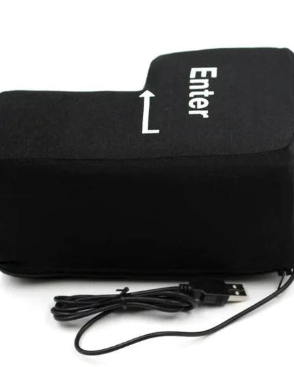 Big USB Enter Key Stress Pillow