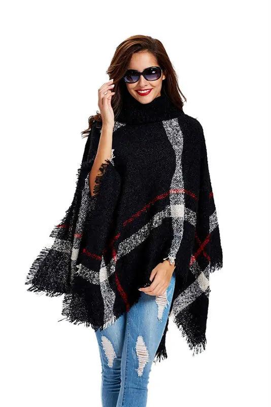 Knitted Sweater Poncho