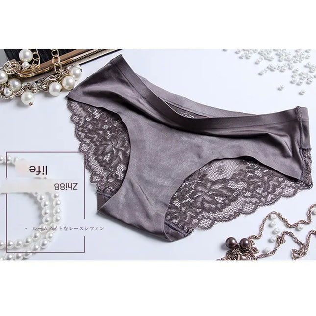 Sexy Ice Silk Lace Panties