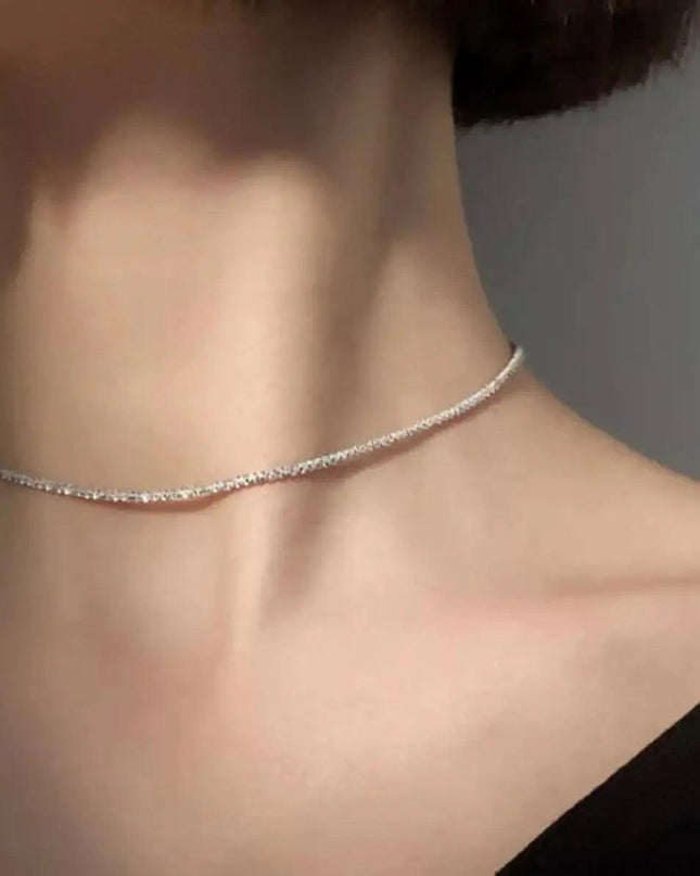 Sparkling Clavicle Chain Choker