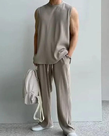 Men's Summer Tank Top and Shorts Set