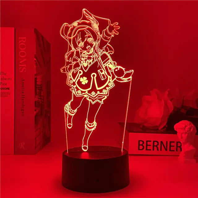 Genshin Impact Night Light 3D Illusion