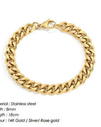 Gold / YS32852 - 8MM 18CM