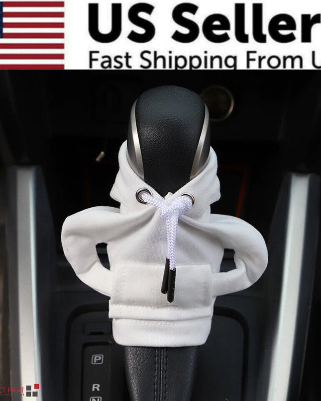 Car Gear Shift Cover Mini Hoodie Gear Shift Cover for Car Shifter Interior Trim