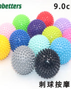 Grey / 9cm Barbed Ball Massage Ball (Hard)