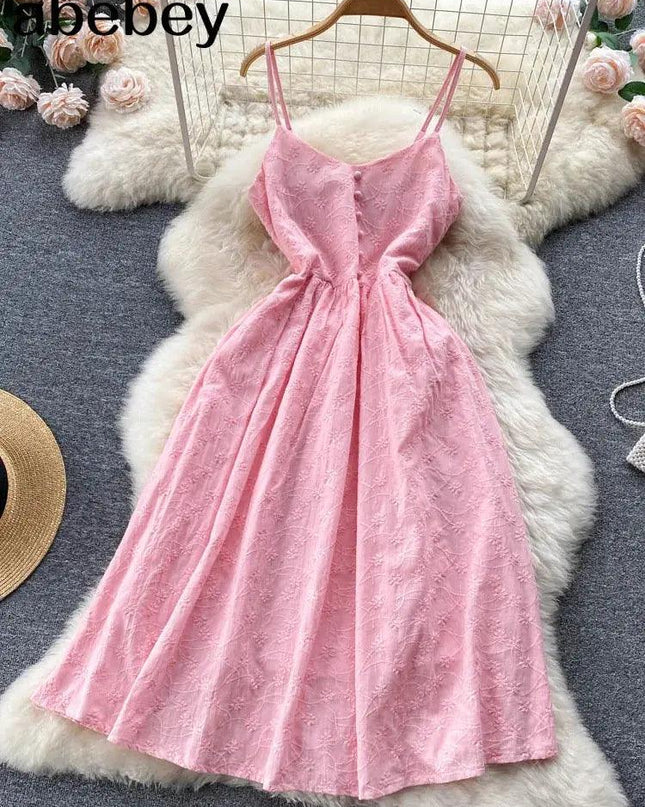 Elegant Spaghetti Strap Dress