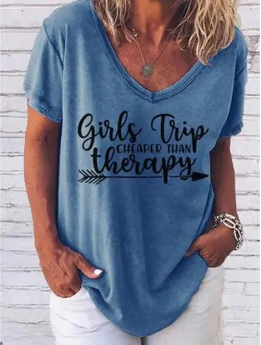Girl's Trip Therapy Tee