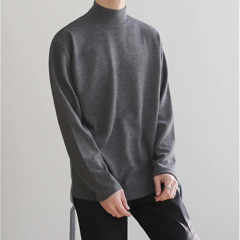 Casual Velvet Turtleneck Loose Sweater