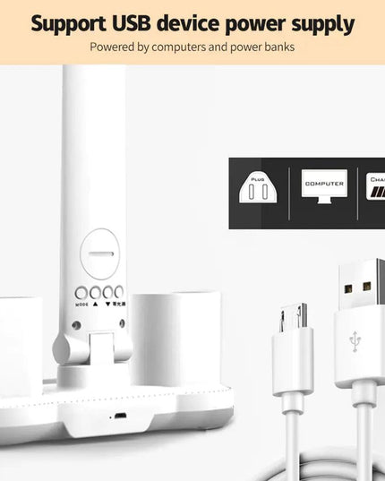 LED Desk Lamp with Pen Holder