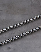 Silver Box Chain / 3mm/60cm length