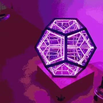 The InfiniteX Dodecahedron Color Art Light