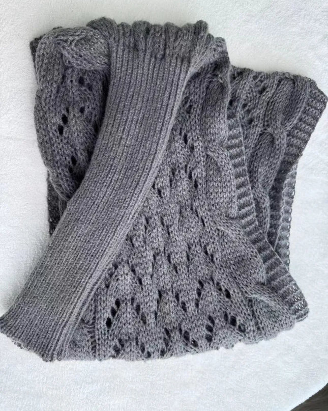 Knitted Double Sleeve Shawl