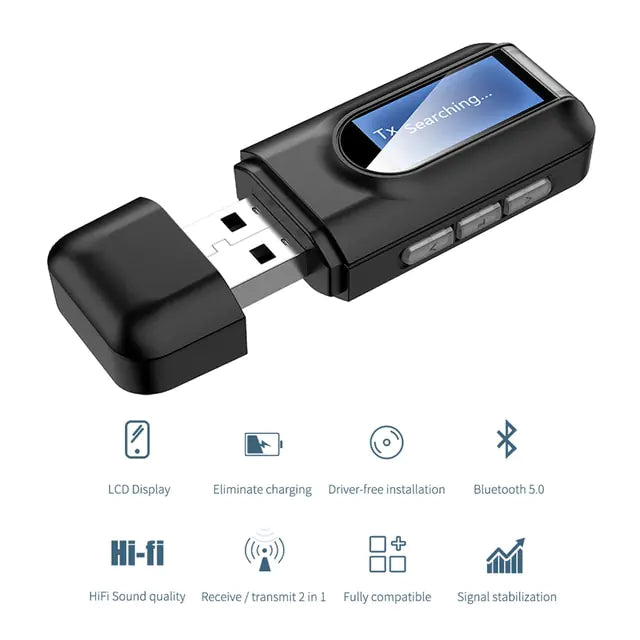 USB Bluetooth Receiver Transmitter Adapter