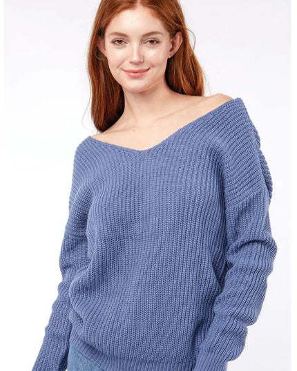 Twisted Back Sweater