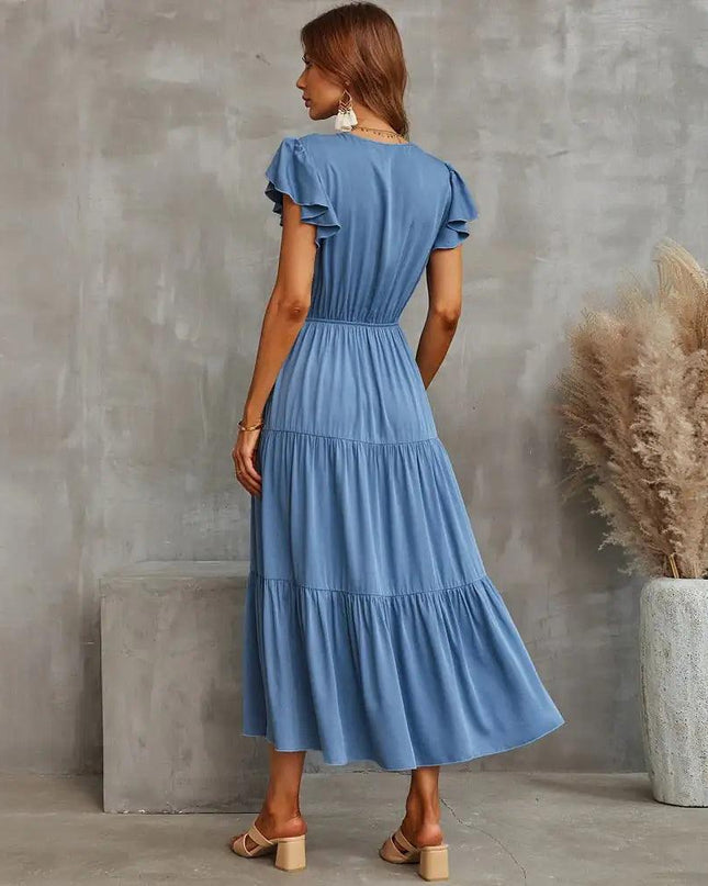 Manuela Plain Midi Dress