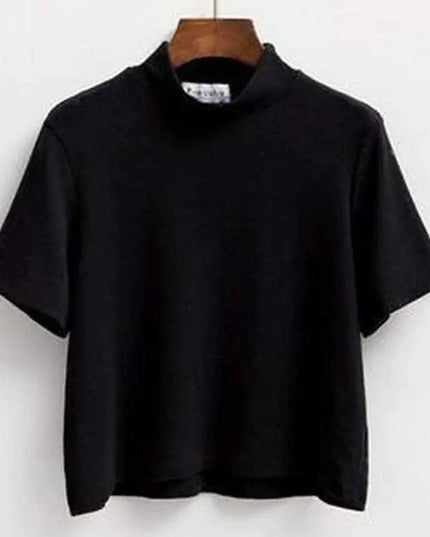 Rounded Collar T-Shirt
