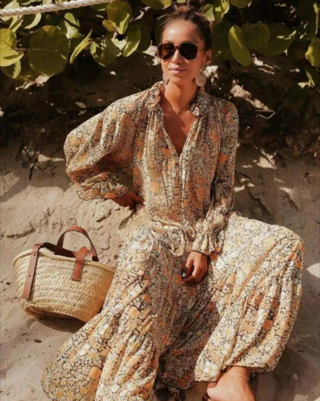 Spring Bohemian Oversized Dress