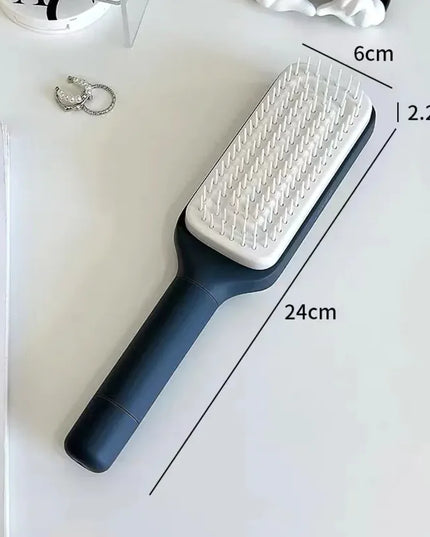 4-in-1 Self-Cleaning Hairbrush