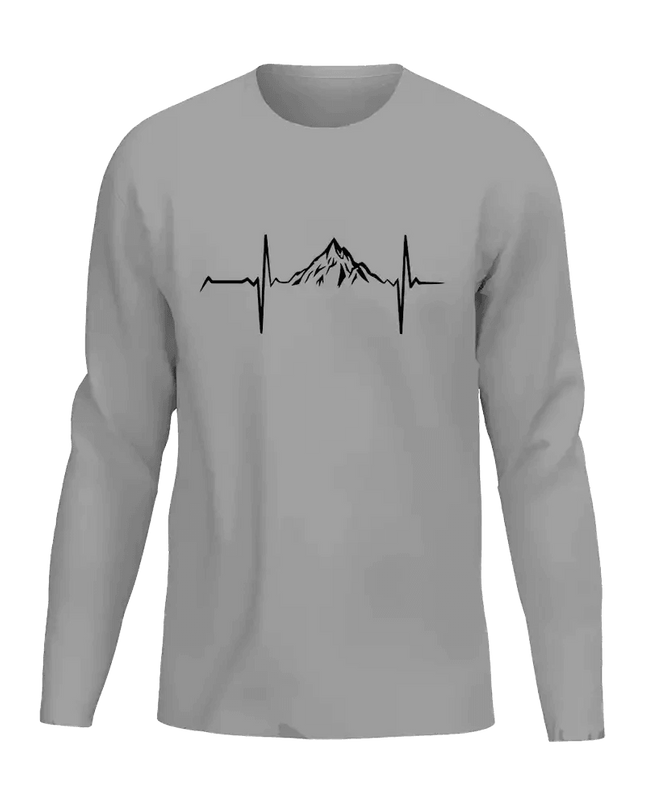 Heartbeat V1 Men Long Sleeve Shirt