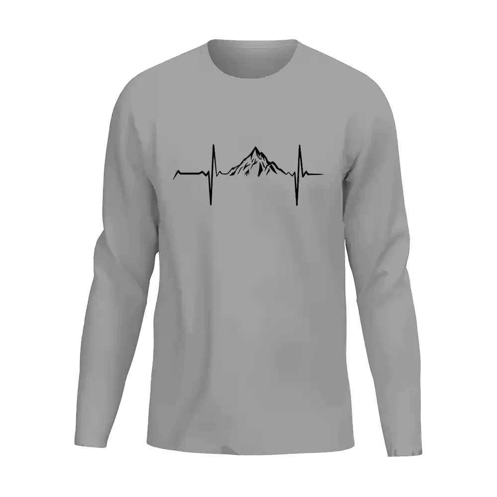 Heartbeat V1 Men Long Sleeve Shirt