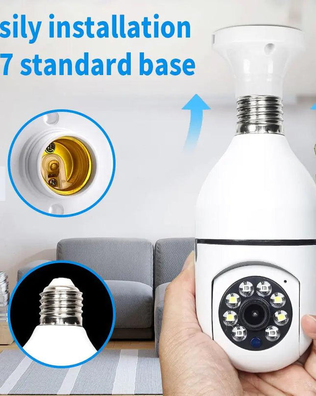 Wireless CCTV Light Bulb