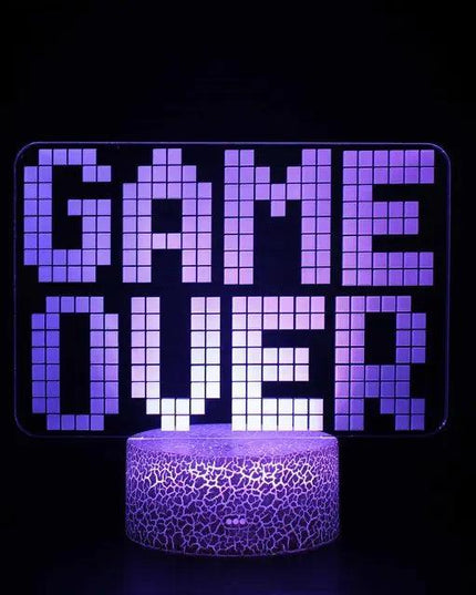 3D RGB LED Gaming Lamp