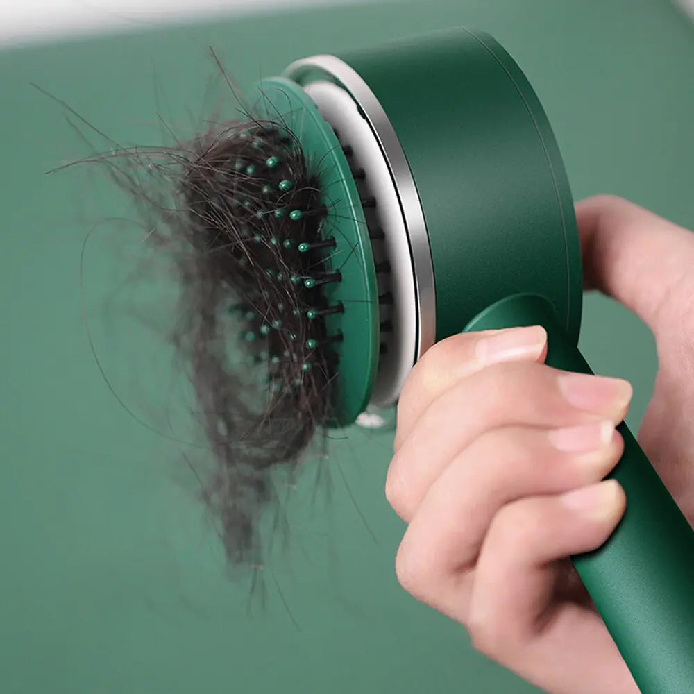 Self-cleaning Hair Brush Message