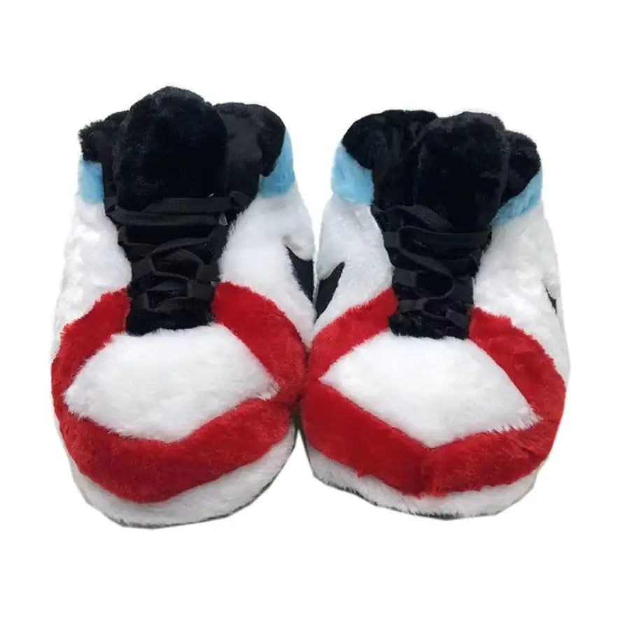 Blue Red AJ 1 Novelty Sneaker Slippers