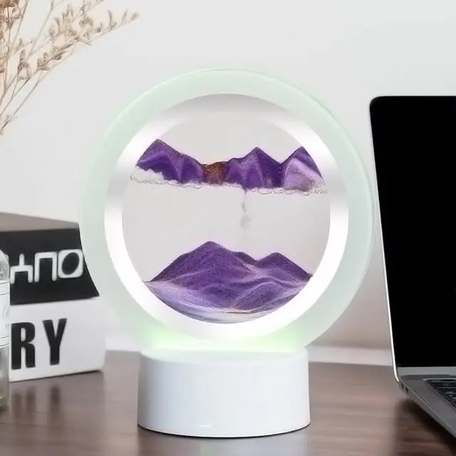 Creative Quicksand Night Light Lamp