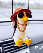 Brown Necklace Duck / 6.5cm/2.56inch x 4cm/1.57inch.