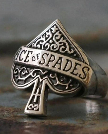 Ace Of Spades Poker Ring