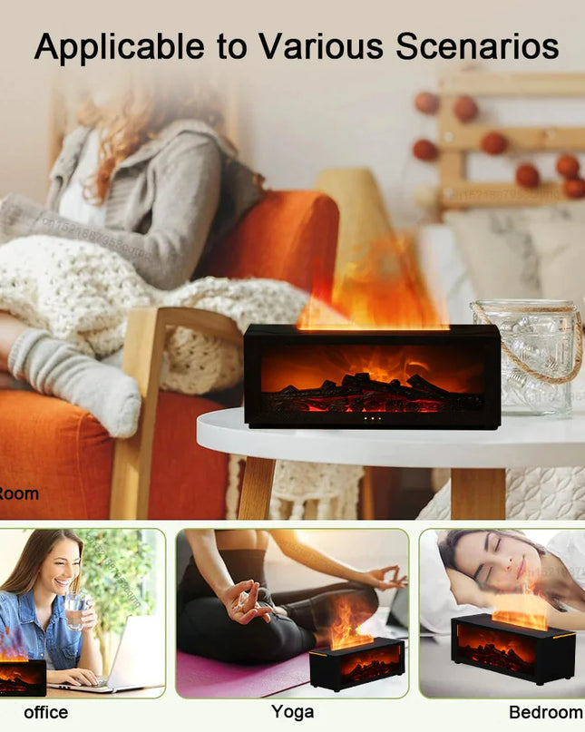 3D Flame Aromatherapy Diffuser