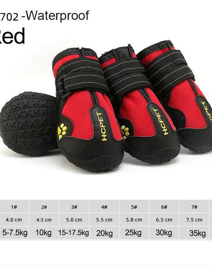Dog Shoes Waterproof Anti-Slip Rain Boots