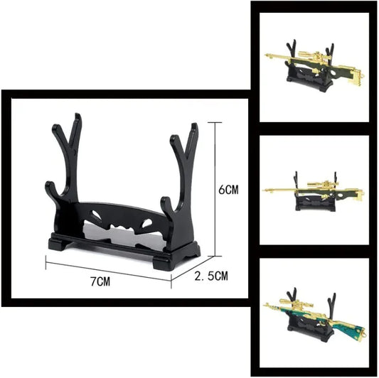 Dual-Tier Anime Knife Display Stand